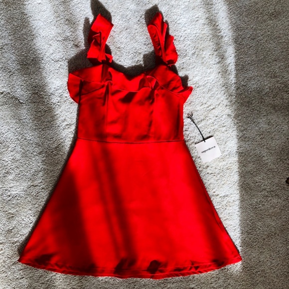 Brand New Ruffle Cami Mini Dress - Picture 4 of 8